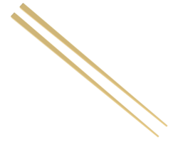 Chopsticks isolated on background. 3d rendering - illustration png