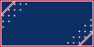 American independence day banner free copy space area. templates for your various designs vector
