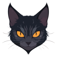 cat's head from the darkness png