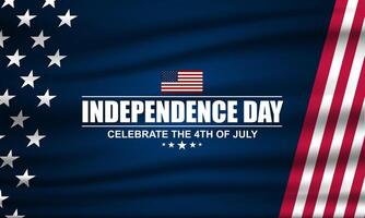 Happy Fourth of July Independence day USA Background Design illustration vector