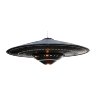 A black and white flying saucer on a transparent background png