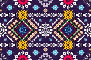 geométrico étnico oriental tradicional Arte patrón.figura tribal bordado estilo.diseño para fondo,papel tapiz,ropa,envoltorio,tela,elemento, ilustración. vector