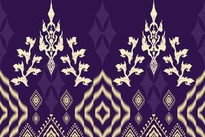 Geometric ethnic oriental traditional art pattern.Figure tribal embroidery style.Design for background,wallpaper,clothing,wrapping,fabric,element, illustration. vector