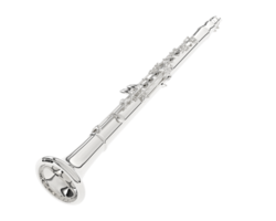 Clarinet isolated on background. 3d rendering - illustration png