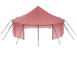 Circus tent isolated on background. 3d rendering - illustration png