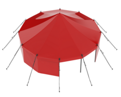 Circus tent isolated on background. 3d rendering - illustration png