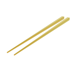 Chopsticks isolated on background. 3d rendering - illustration png