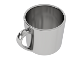 Coffee cup isolated on background. 3d rendering - illustration png