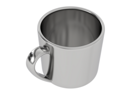 café tasse isolé sur Contexte. 3d le rendu - illustration png