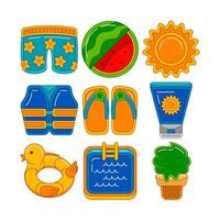 Summer Holiday Graphic Element Illustration vector