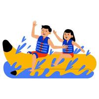 Summer Holiday People Illustration vector