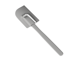 Spatula isolated on background. 3d rendering - illustration png