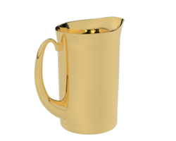 Water pitcher isolated on background. 3d rendering - illustration png