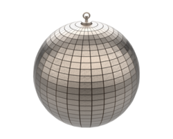 disco bal geïsoleerd Aan achtergrond. 3d weergave- illustratie png