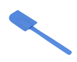 Spatula isolated on background. 3d rendering - illustration png