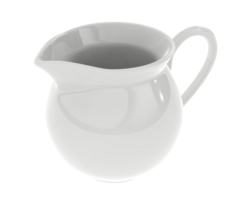 creamer geïsoleerd Aan achtergrond. 3d renderen - illustratie png