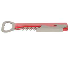 Classic corkscrew isolated on background. 3d rendering - illustration png