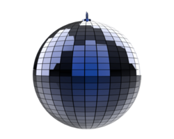 Disco ball isolated on background. 3d rendering- illustration png