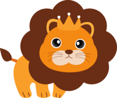 roi lion mignon png