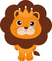 roi lion mignon png