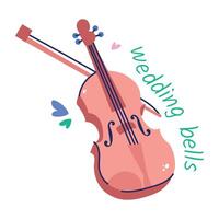 Trendy Violin Music vector