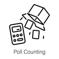 Trendy Poll Counting vector