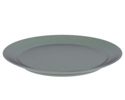 portion assiette isolé sur Contexte. 3d le rendu - illustration png