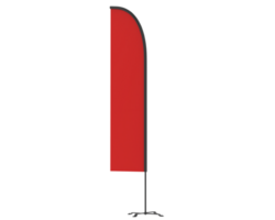 Feder Flagge isoliert auf Hintergrund. 3d Rendern - - Illustration png