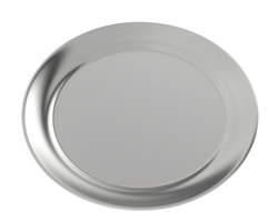 Serving plate isolated on background. 3d rendering - illustration png