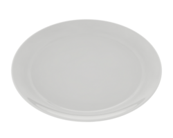 Serving plate isolated on background. 3d rendering - illustration png