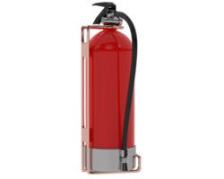 Extinguisher on background. 3d rendering - illustration png