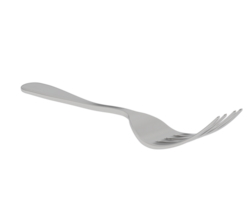 Fork isolated on background. 3d rendering - illustration png