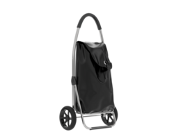 boodschappen doen trolley geïsoleerd Aan achtergrond. 3d renderen - illustratie png