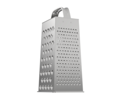 Cheese grater isolated on background. 3d rendering - illustration png