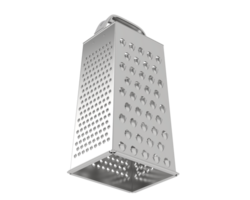 Cheese grater isolated on background. 3d rendering - illustration png