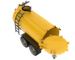 Fuel tank isolated on background. 3d rendering - illustration png