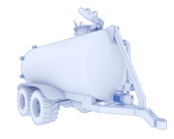 Fuel tank isolated on background. 3d rendering - illustration png