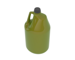 voor de helft gallon geïsoleerd Aan achtergrond. 3d renderen - illustratie png