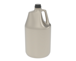 Half gallon isolated on background. 3d rendering - illustration png