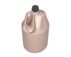 voor de helft gallon geïsoleerd Aan achtergrond. 3d renderen - illustratie png