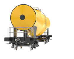Fuel wagon isolated on background. 3d rendering - illustration png