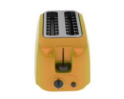 Toaster isolated on background. 3d rendering - illustration png