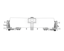 combustible vagón aislado en antecedentes. 3d representación - ilustración png