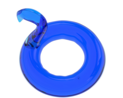 Pool balloon isolated on background. 3d rendering - illustration png