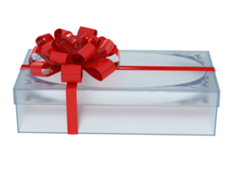 Christmas gift boxes isolated on background. 3d rendering - illustration png