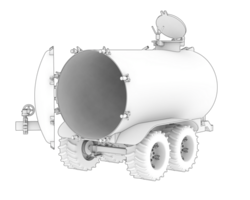 bränsle tank isolerat på bakgrund. 3d tolkning - illustration png