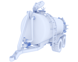 Fuel tank isolated on background. 3d rendering - illustration png