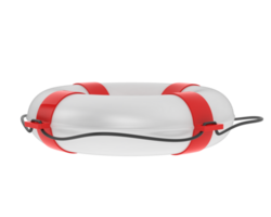 Life preserver isolated on background. 3d rendering - illustration png