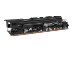 Locomotive isolated on background. 3d rendering - illustration png