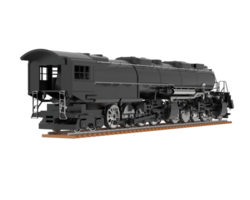 Locomotive isolated on background. 3d rendering - illustration png